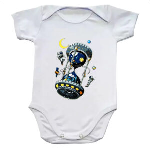 Body infantil Ampulheta do espaco tempo