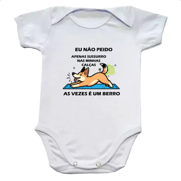 Body infantil Eu nao peido cachorro