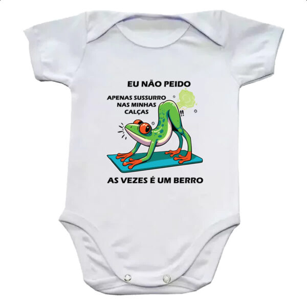 Body infantil Eu nao peido sapo