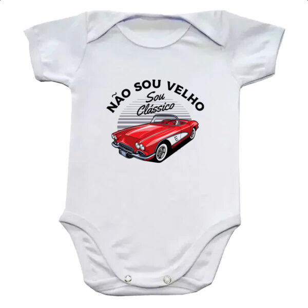 Body infantil Eu nao sou velho sou classico
