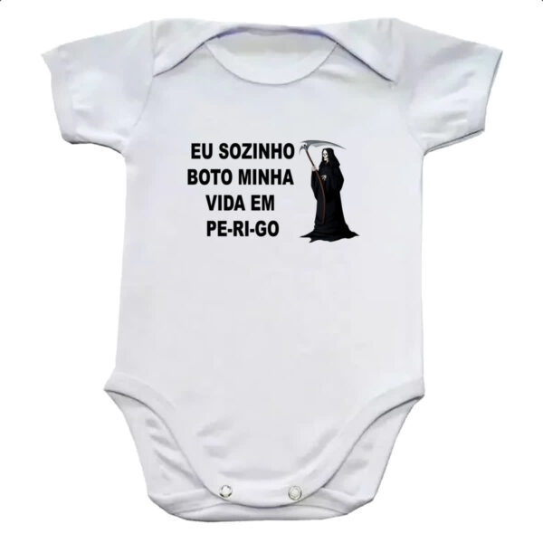 Body infantil Eu sozinho boto minha vida em perigo