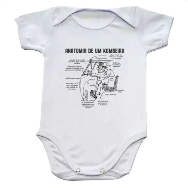Body infantil Anatomia de um kombeiro