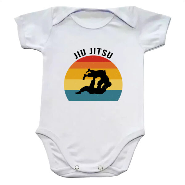 Body infantil Jiu-Jitsu Silhueta Sunset