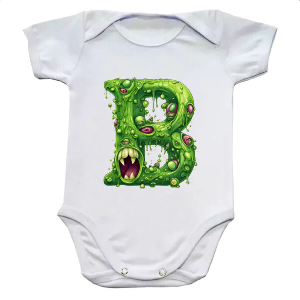 Body infantil Zumbi Alfabeto Letra B