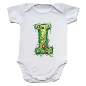 Body infantil Zumbi Alfabeto Letra I