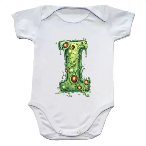 Body infantil Zumbi Alfabeto Letra I