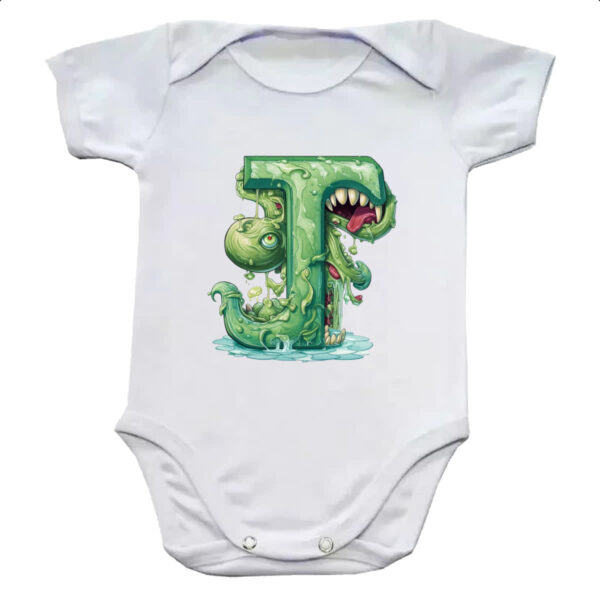 Body infantil Zumbi Alfabeto Letra J