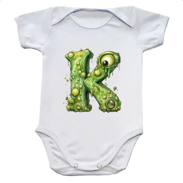 Body infantil Zumbi Alfabeto Letra K
