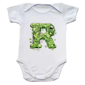 Body infantil Zumbi Alfabeto Letra R