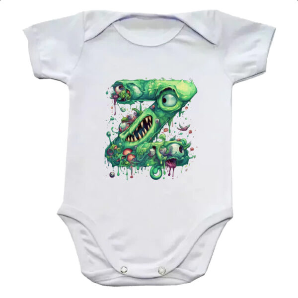 Body infantil Zumbi Alfabeto Letra Z