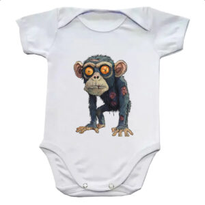 Body infantil Zumbi Chimpanze