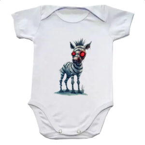 Body infantil Zumbi Zebra