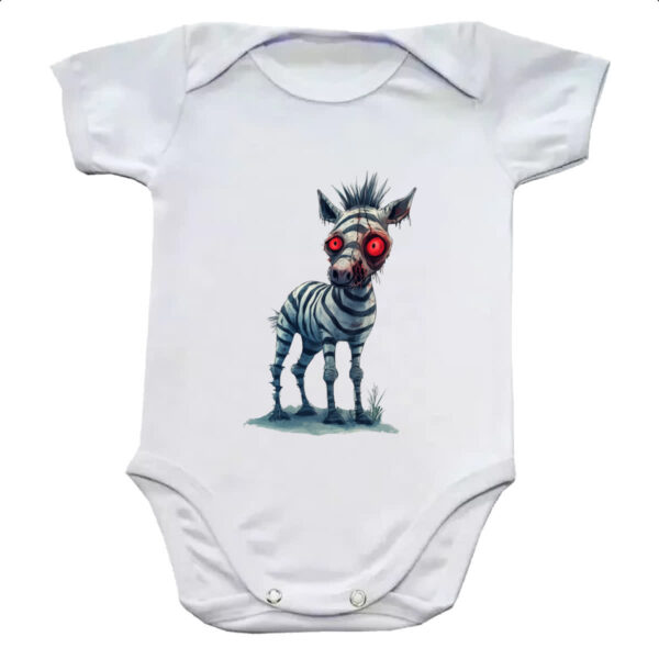 Body infantil Zumbi Zebra