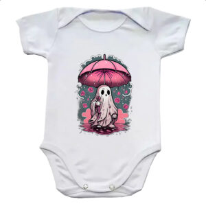 Body infantil Fantasma chuva de rosas