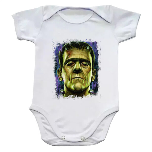 Body infantil Frankenstein Pintura Colorida