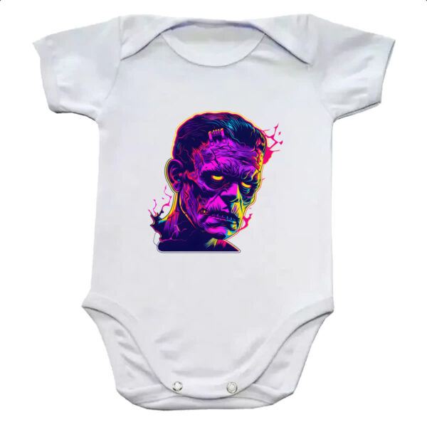 Body infantil Frankstein Neon Art Face