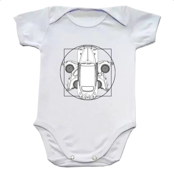 Body infantil Fusca Vitruviano Da Vinci