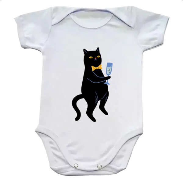 Body infantil Gato drink de peixe