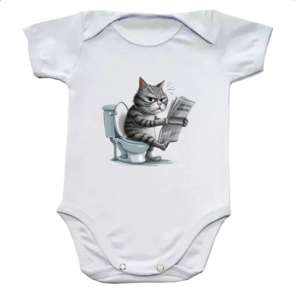 Body infantil Gato na sala de forca