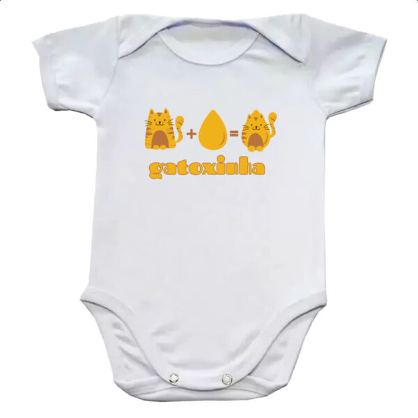 Body infantil Gatoxinha