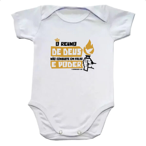 Body infantil Gospel 1 Corintios 4.20