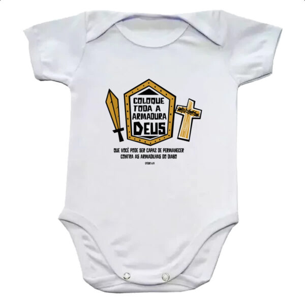 Body infantil Gospel Efesio 6.11