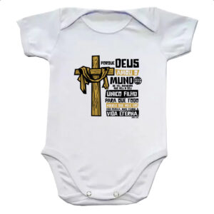 Body infantil Gospel Joao 3.16