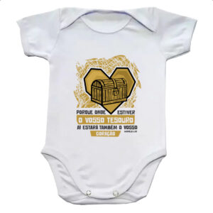 Body infantil Gospel Matheus 6.21