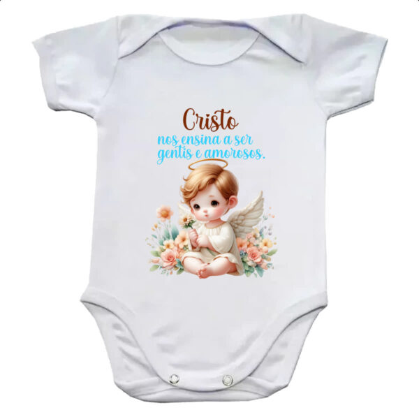 Body infantil Anjo gentil e amoroso