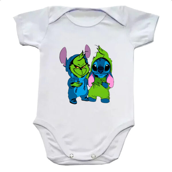 Body infantil Grinch and Stitch
