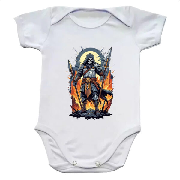 Body infantil Guerreiro Skull Medieval