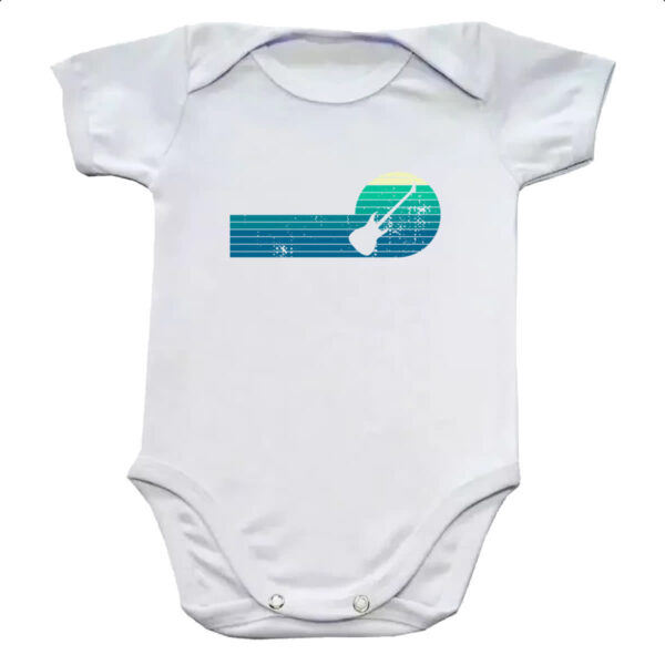 Body infantil Guitarra Espiral Sunset Art
