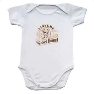 Body infantil I love my Basset Hound