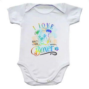 Body infantil I love my Boxer