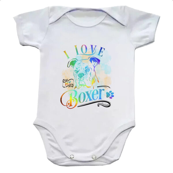 Body infantil I love my Boxer