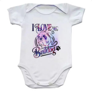 Body infantil I love my Bulldog