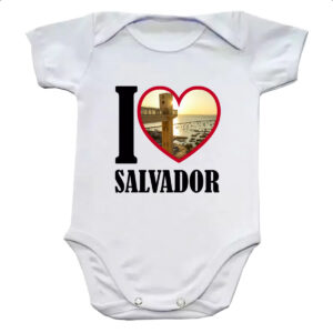 Body infantil I love salvador