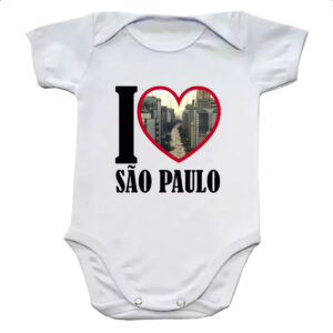 Body infantil I love sao paulo