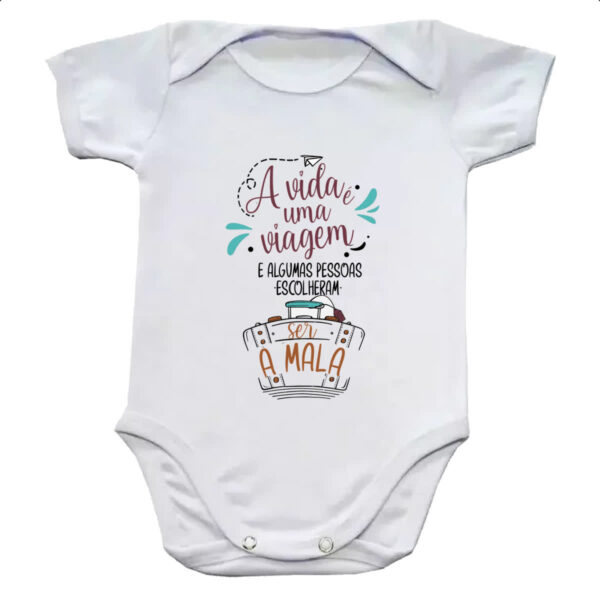Body infantil Ironico a vida e uma viagem