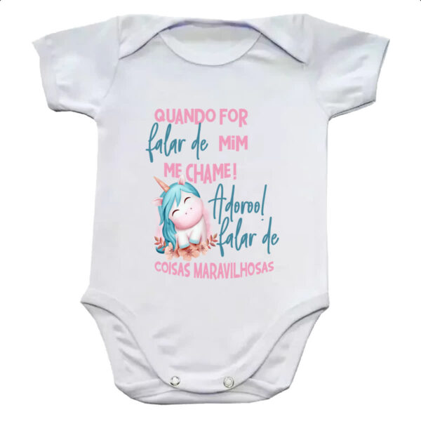 Body infantil Ironico quando for falar de mim