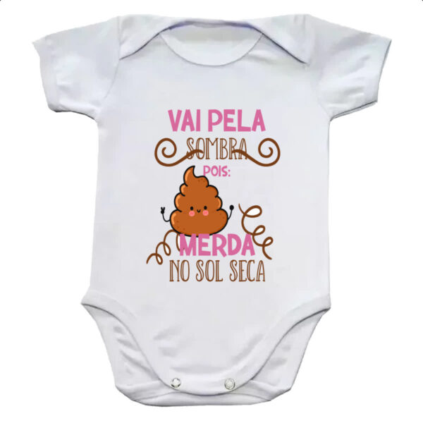 Body infantil Ironico vai pela sombra pois