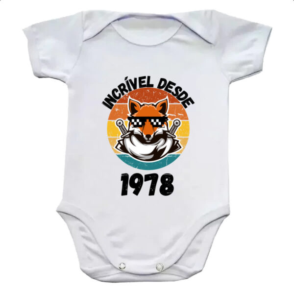 Body infantil Incrivel desde 1978