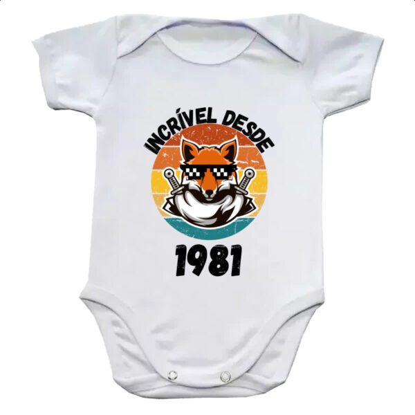 Body infantil Incrivel desde 1981