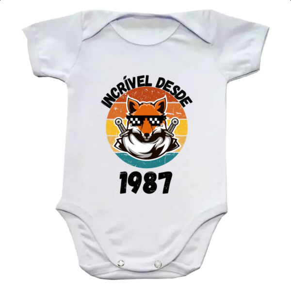 Body infantil Incrivel desde 1987