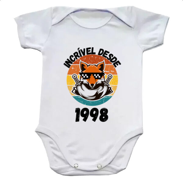 Body infantil Incrivel desde 1998