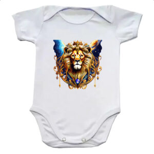 Body infantil Leao de juda coroado no universo