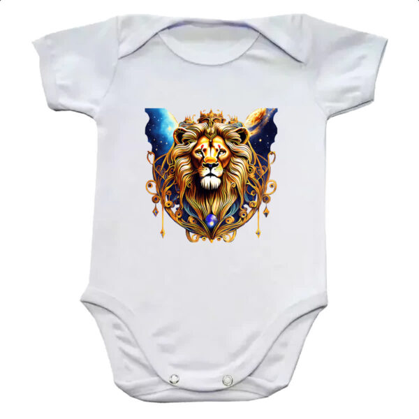 Body infantil Leao de juda coroado no universo