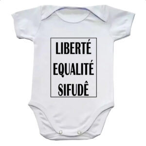 Body infantil Liberte Qualite Sifude