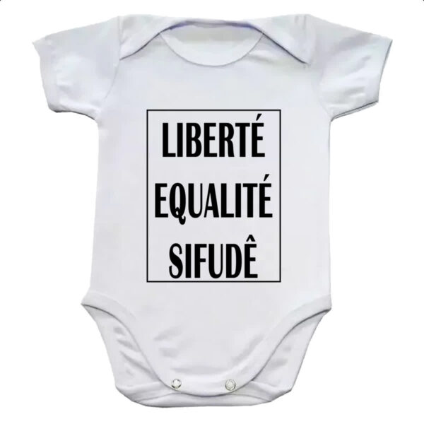 Body infantil Liberte Qualite Sifude