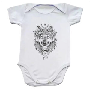 Body infantil Lobo selvagem apanhador de sonhos